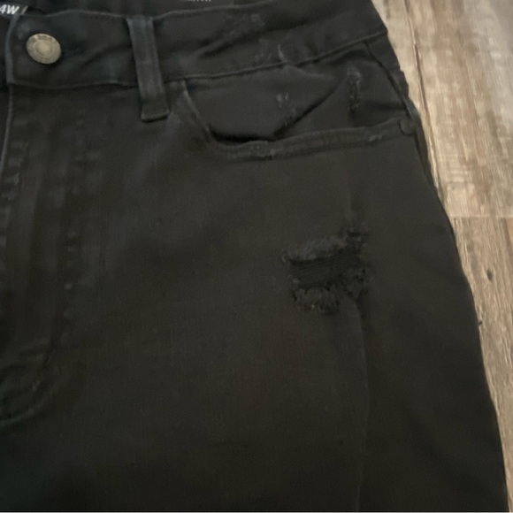 JUDY BLUE Black High Rise Distressed Skinny Fit Jeans Size 14W - Picture 3 of 13